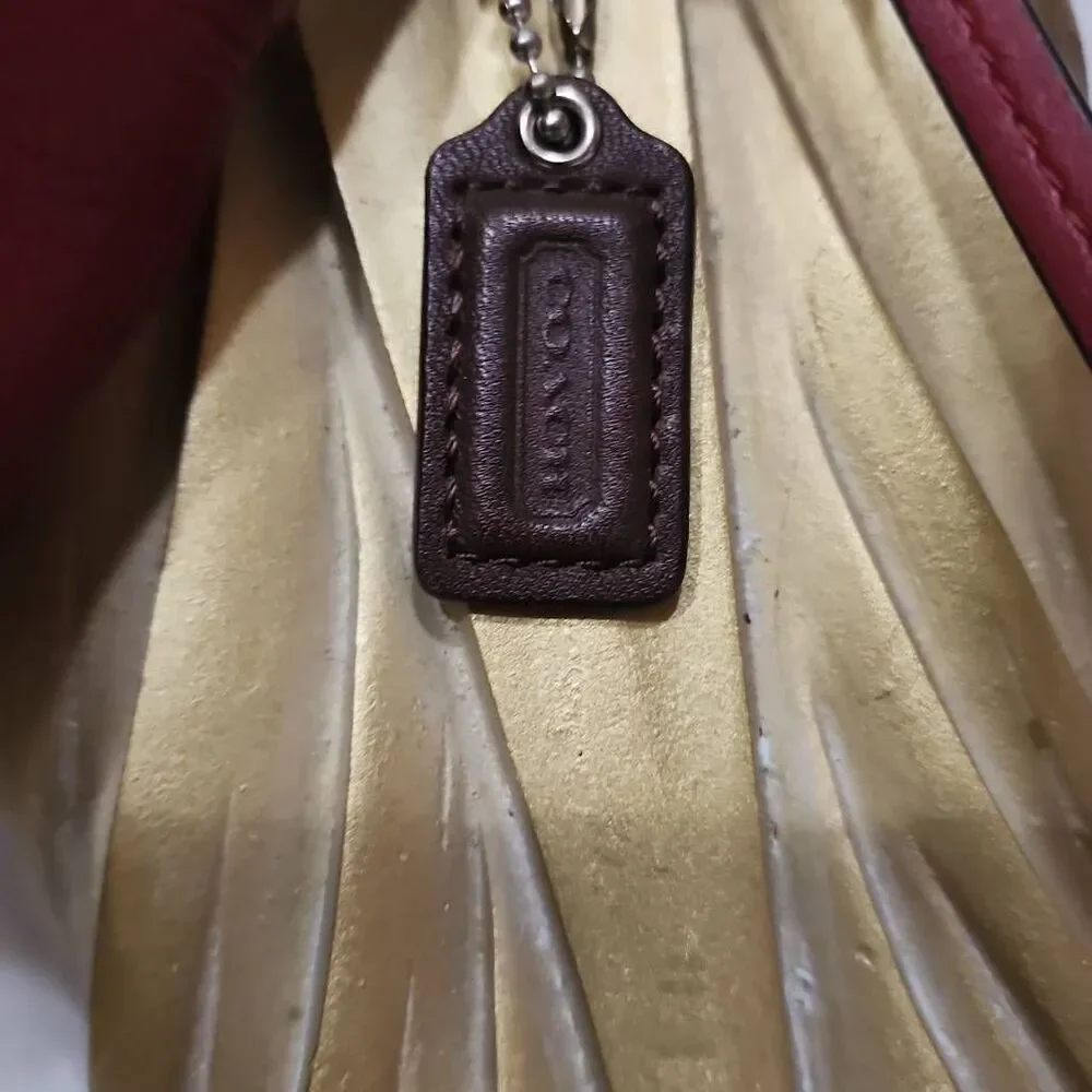 Coach Park Medium Pebbled Leather Wristlet